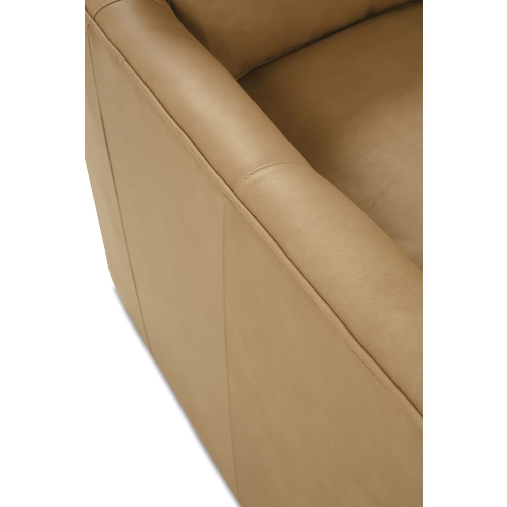 Madeline leather swivel chair