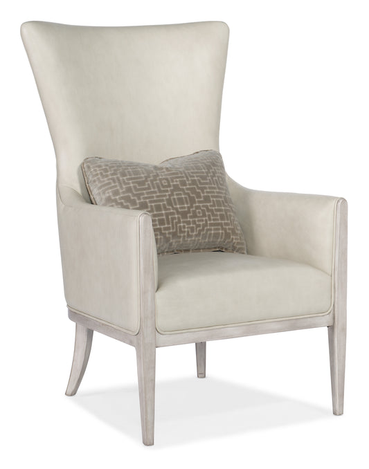 Kyndall club chair with accent pillow