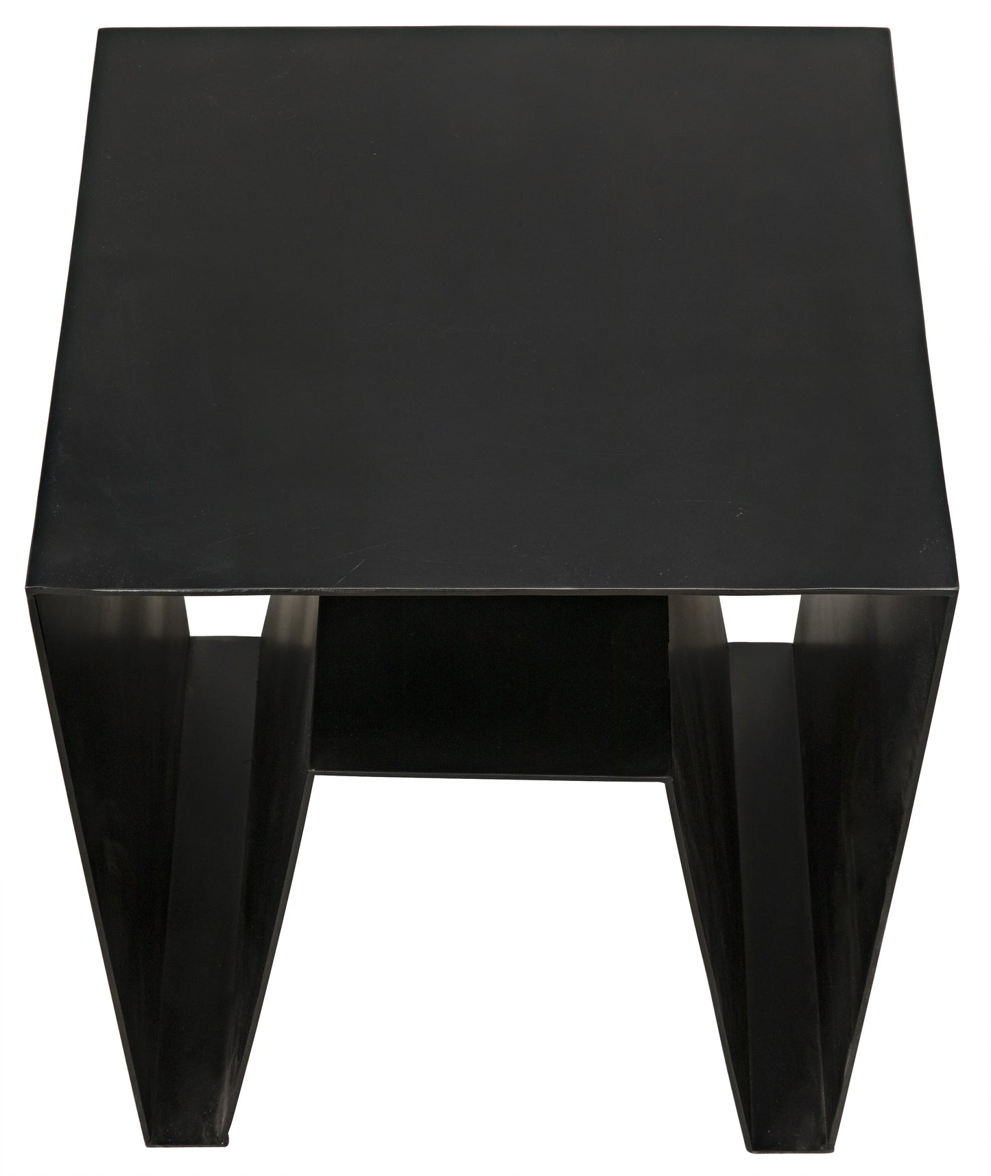 Quintin side table, black steel