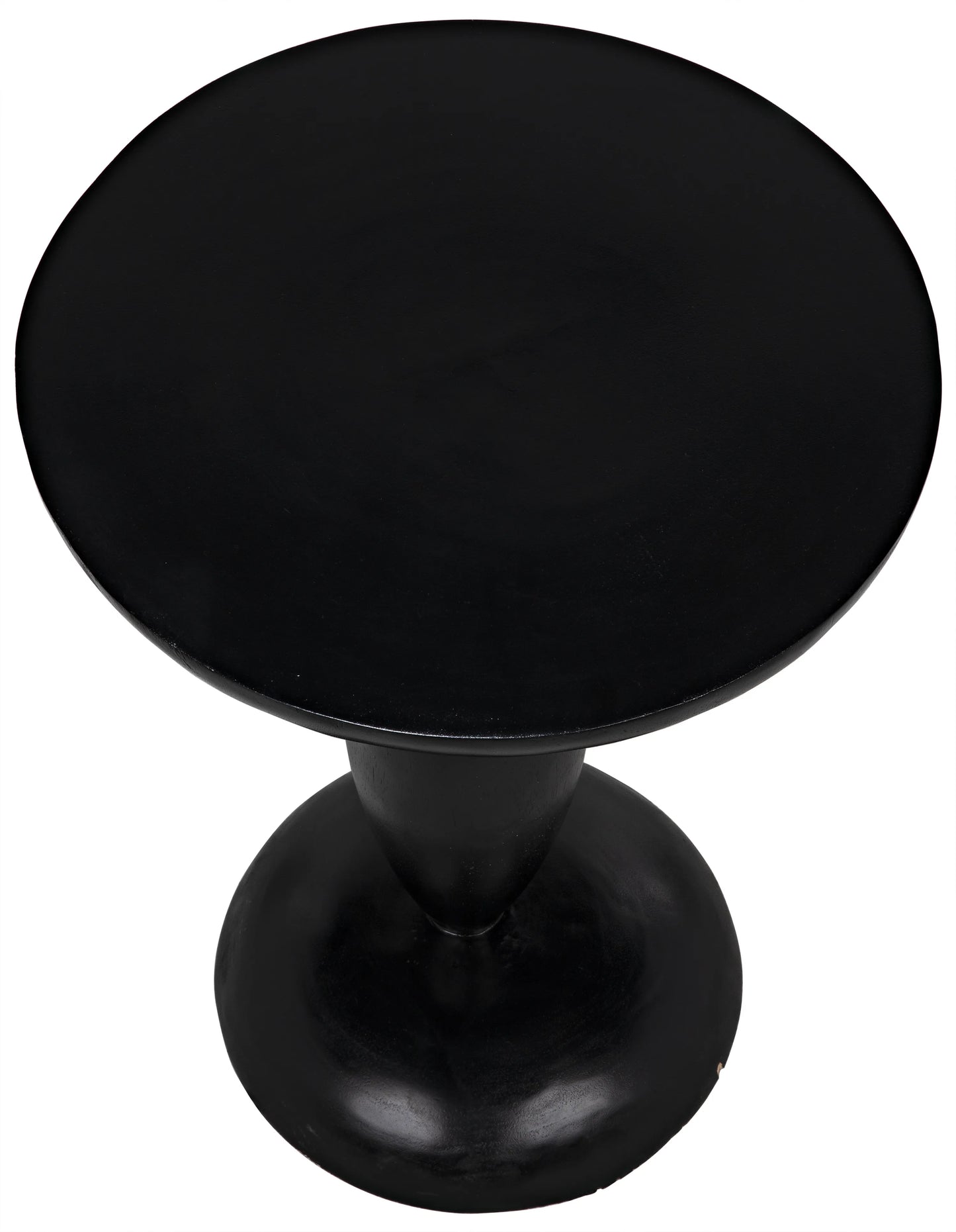 Adonis side table, hand rubbed black