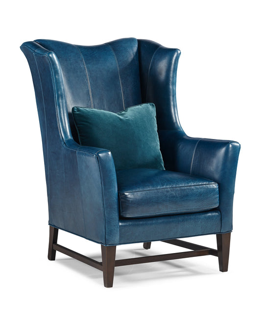 Crimson wing chair