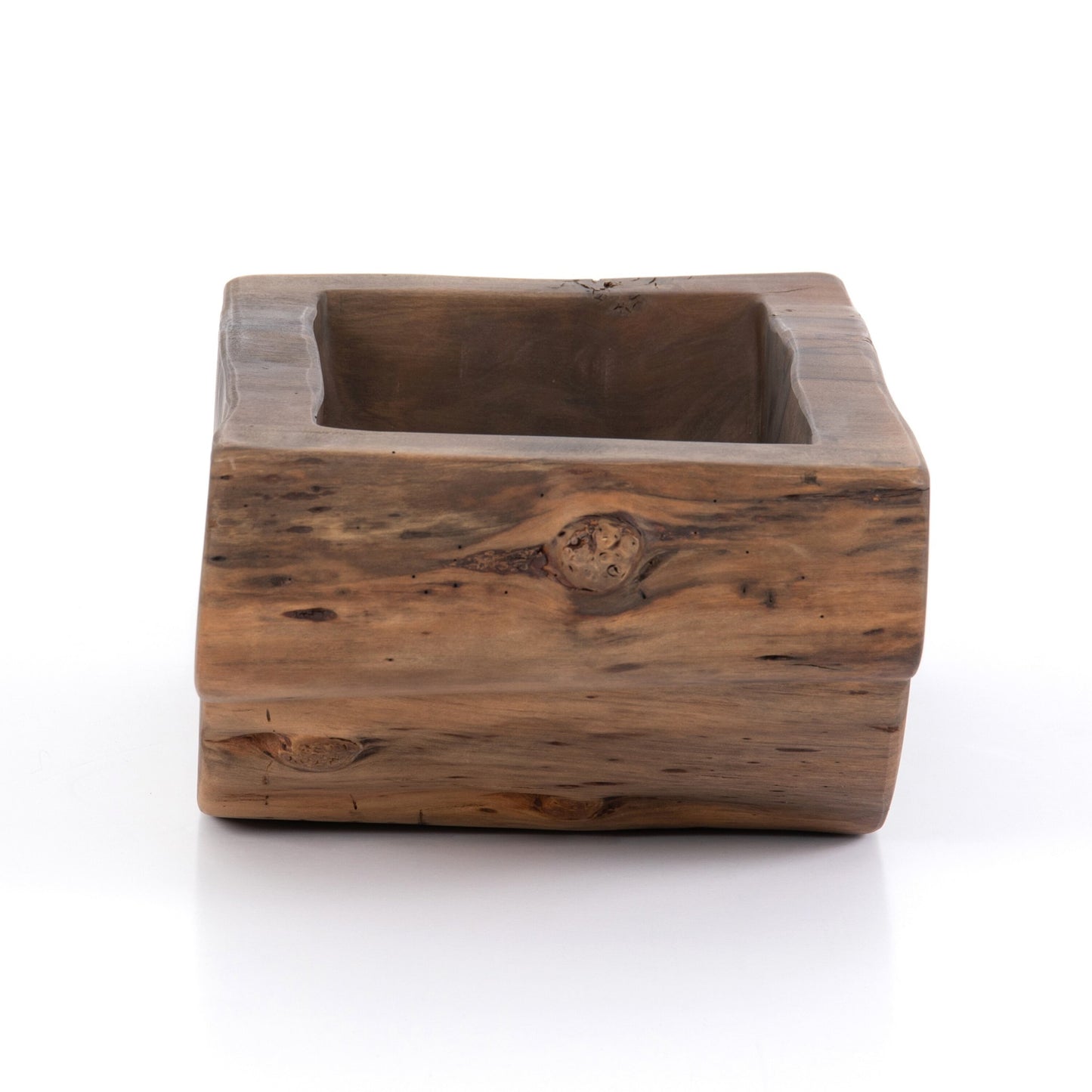 Centro wood bowl-ochre