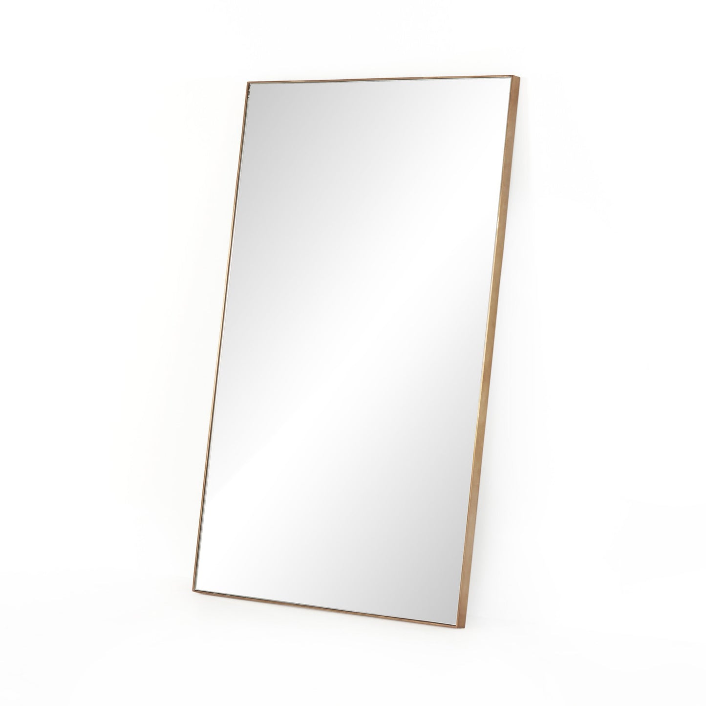 Georgina rectangle floor mirror-polished