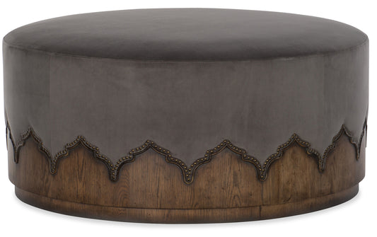 Melange meyers cocktail ottoman