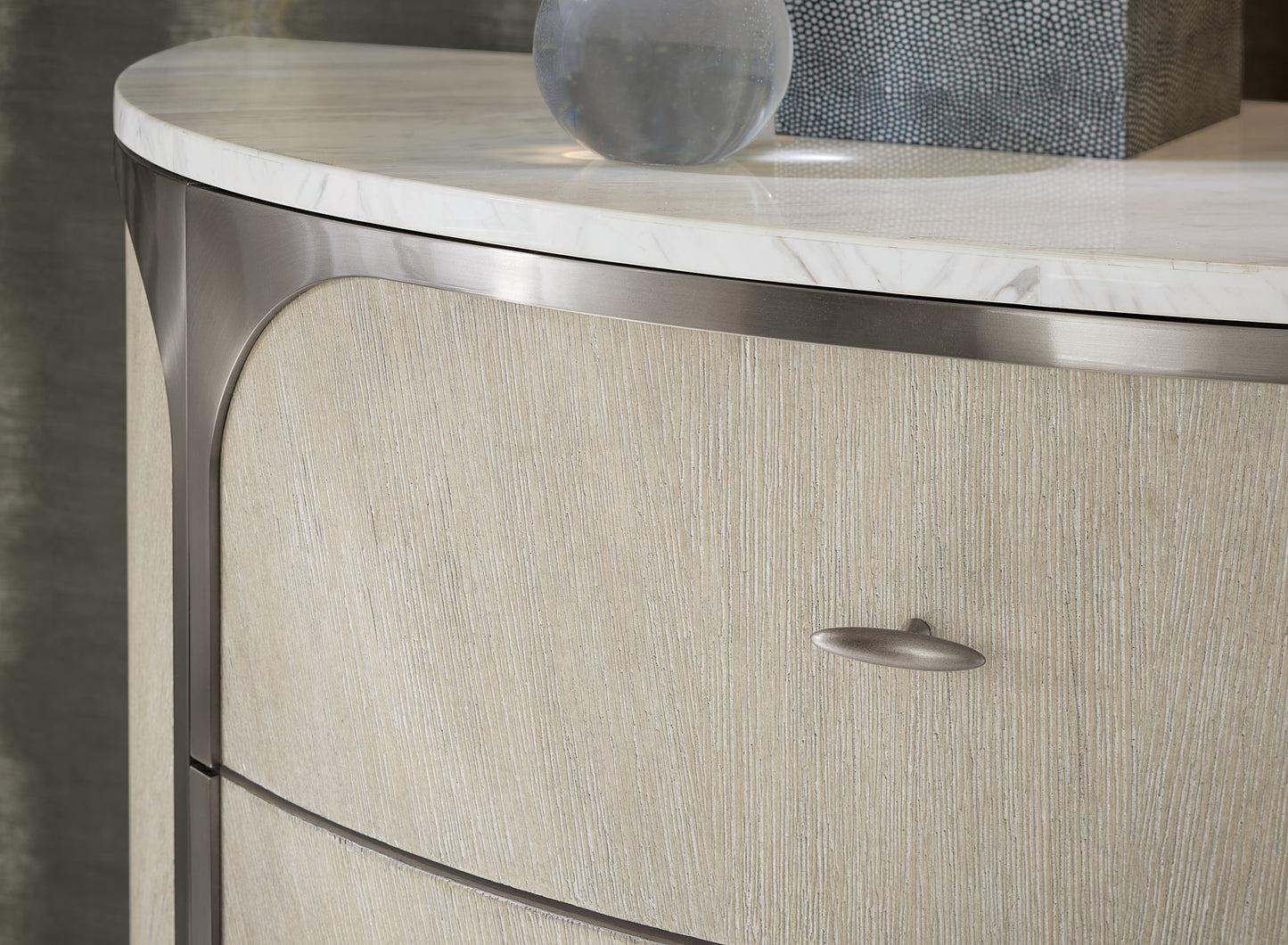 Modern mood two drawer nightstand