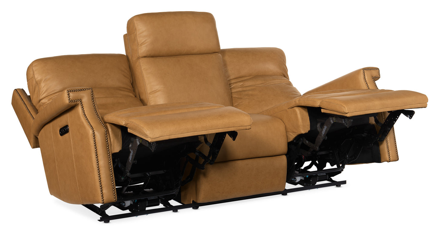 Vaughn zero gravity sofa with power headrest