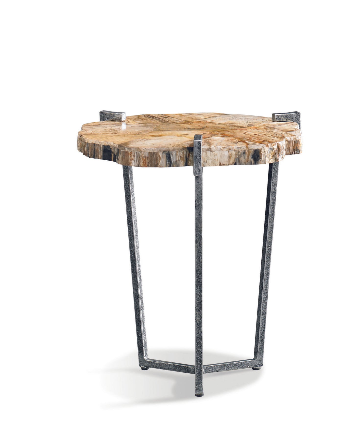 Petrified end table