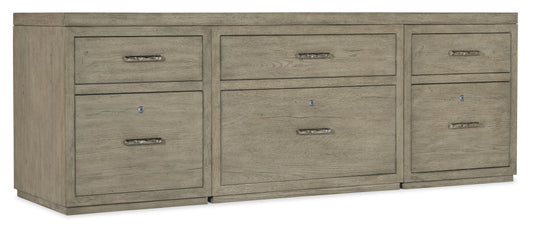 Linville falls 84" credenza with two files and lateral file