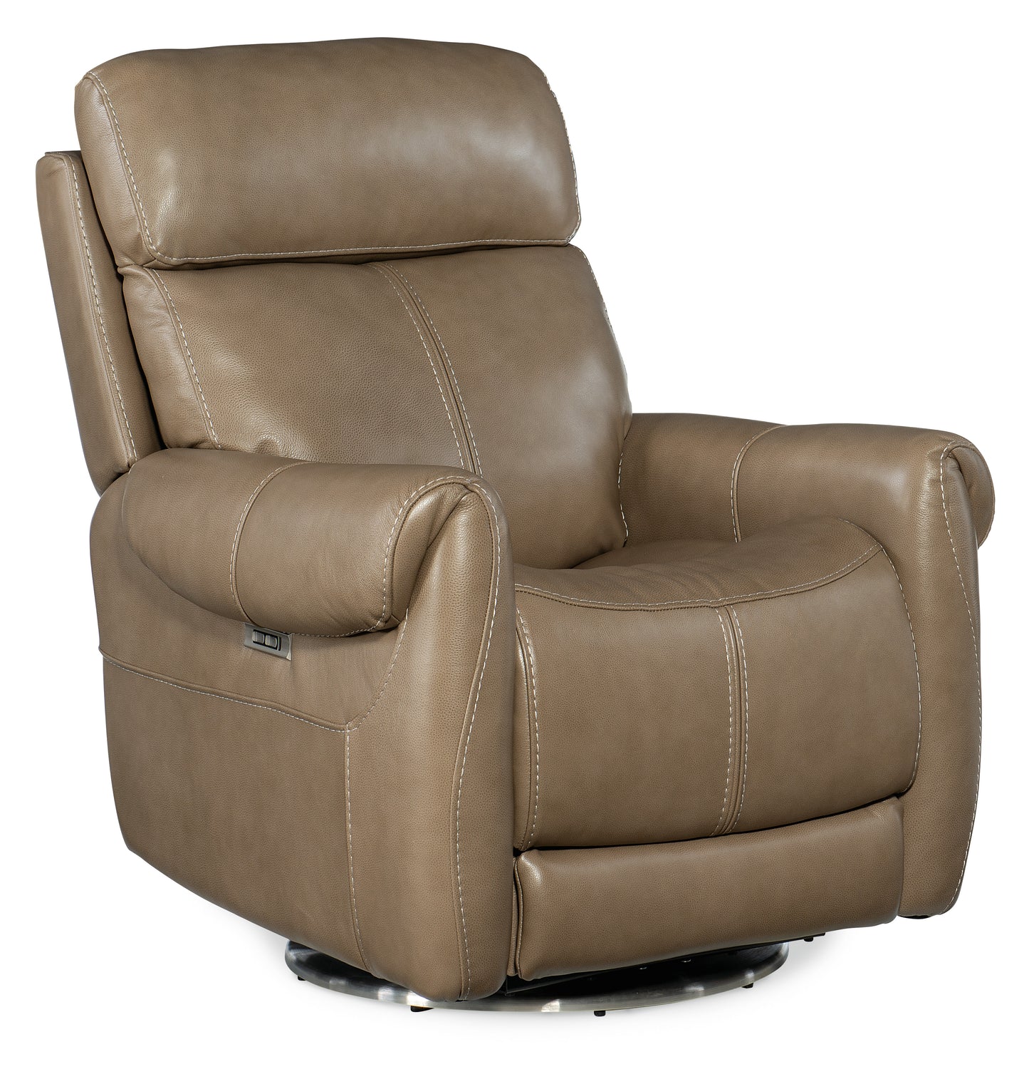 Sterling swivel power recliner with power headrest