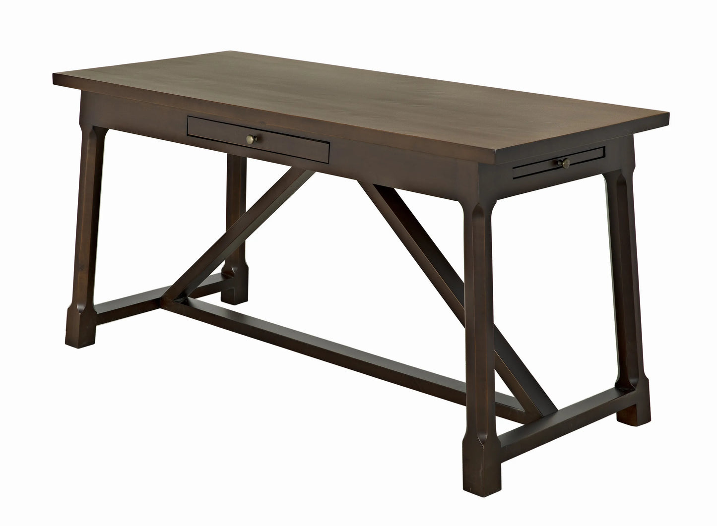 Sutton desk, distressed brown