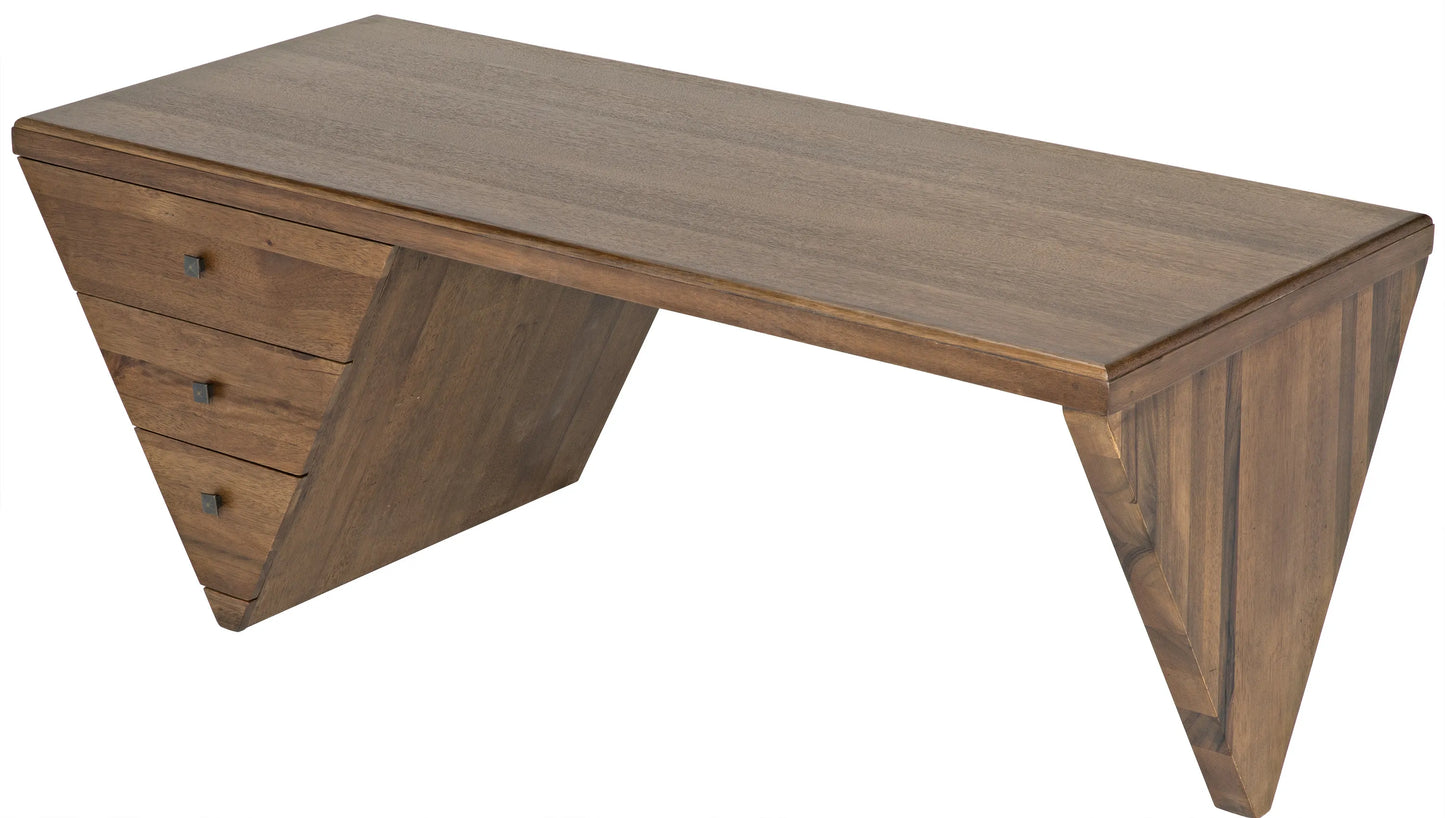 Tetramo desk, dark walnut