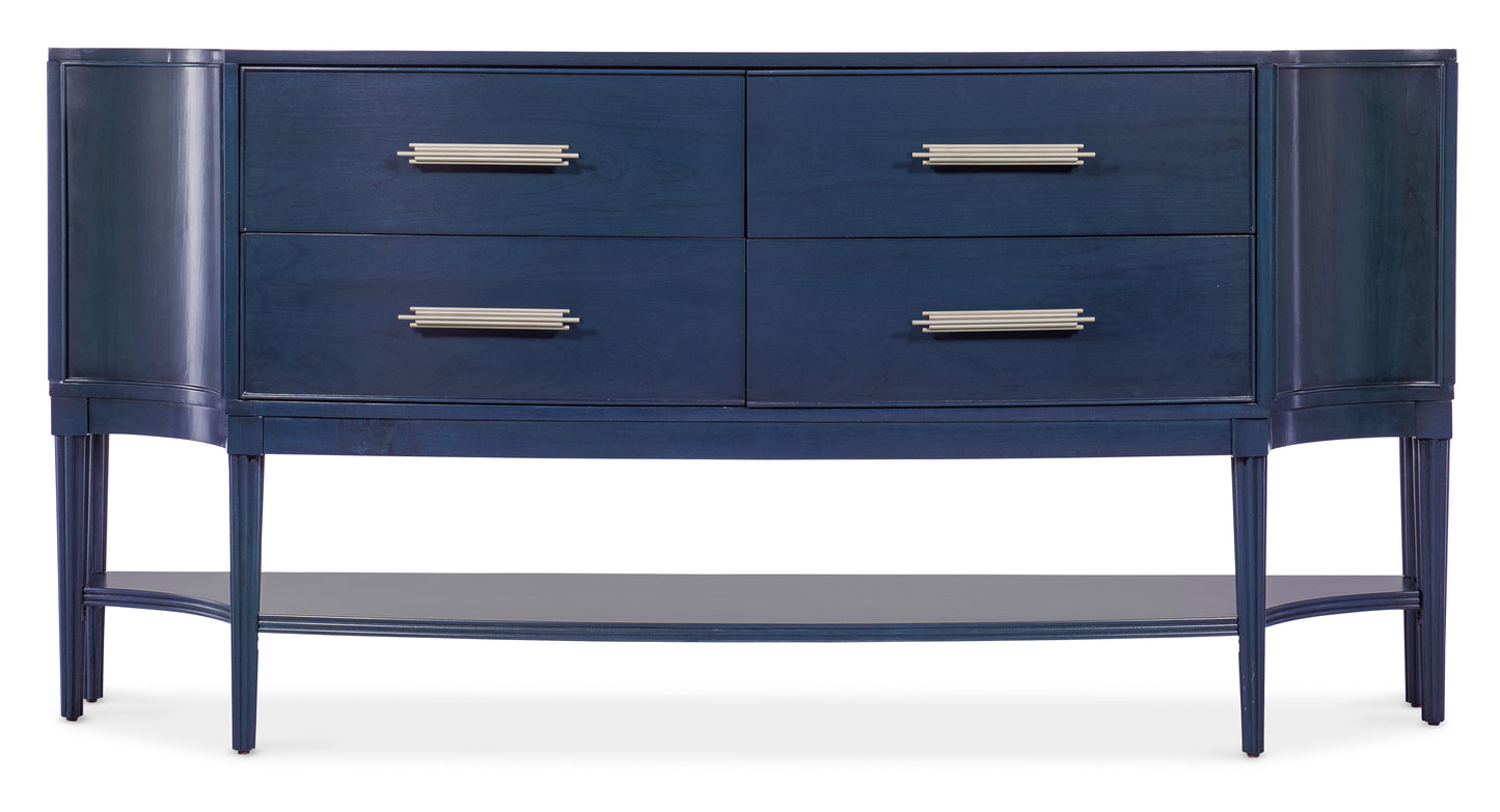 Melange mazarine credenza