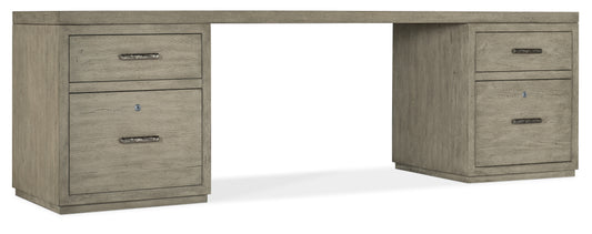 Linville falls 96" desk with two files