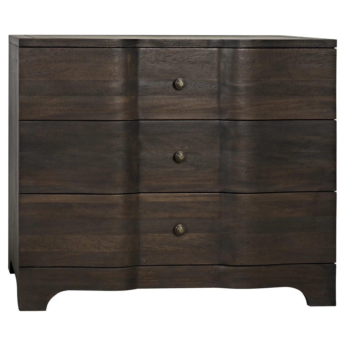 Claudie chest, ebony walnut