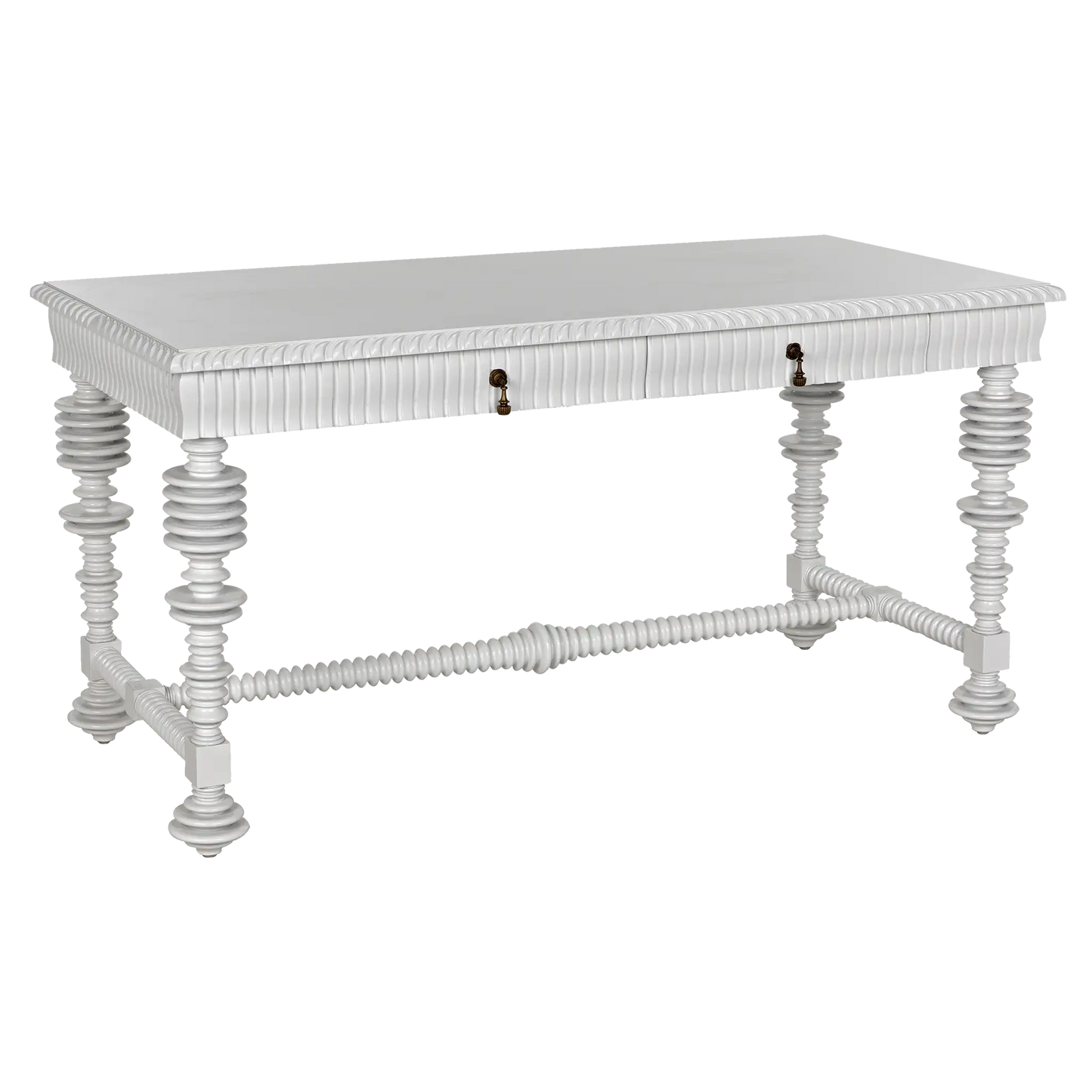 Portuguese desk, solid white