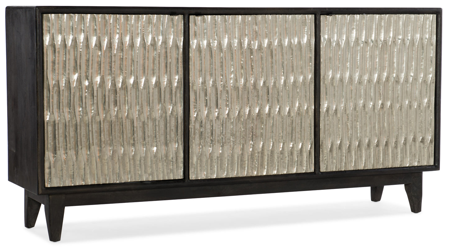 Shimmer three-door credenza