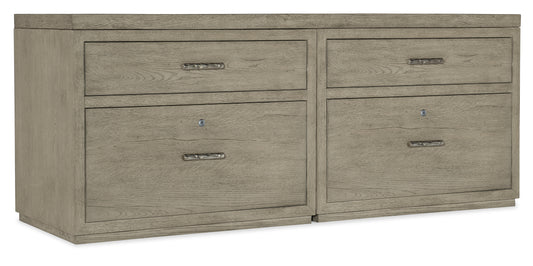 Linville falls 72" credenza with two lateral files