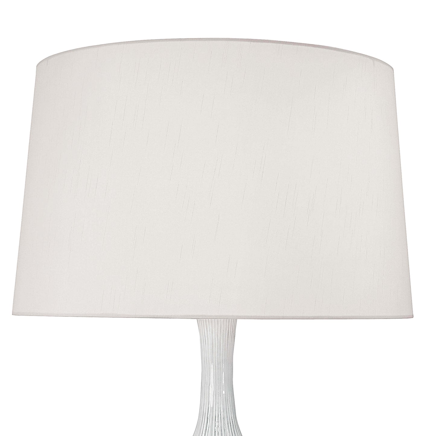 Ivory ceramic table lamp