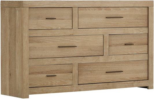 Modern loft 6 drw dresser