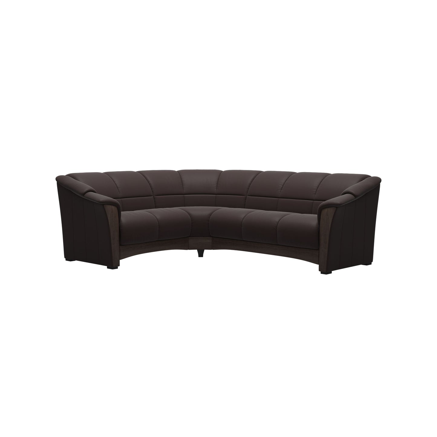 Stressless® oslo sectional with wood