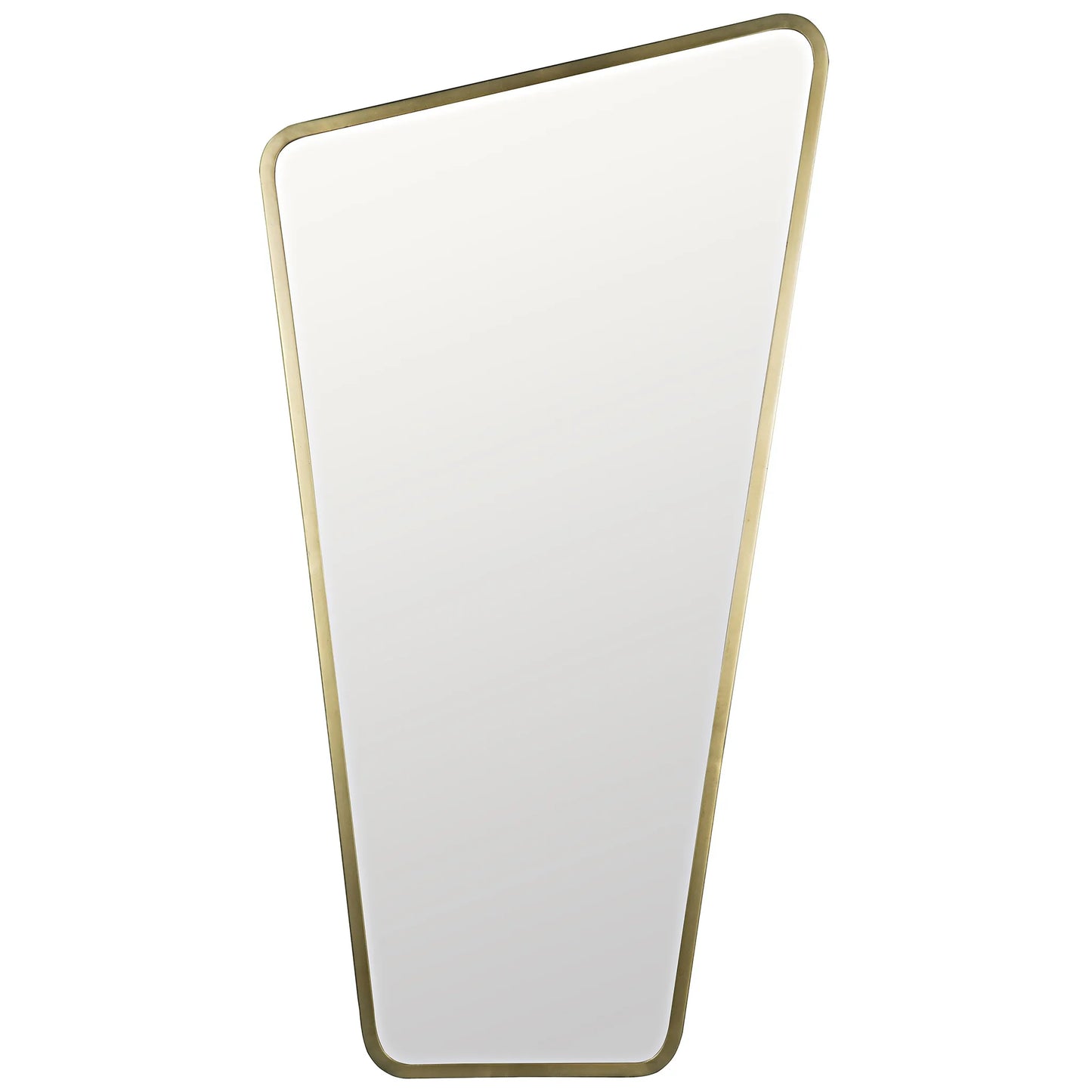 Juliet mirror, steel with brass finish