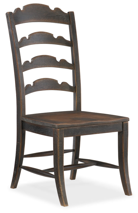 Hill country twin sisters ladderback side chair - 2 per carton/price ea