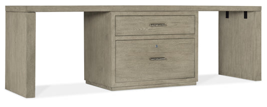 Linville falls 96" desk with centered lateral file