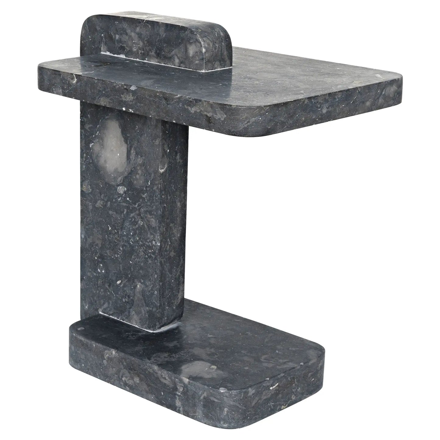 North side table, black marble