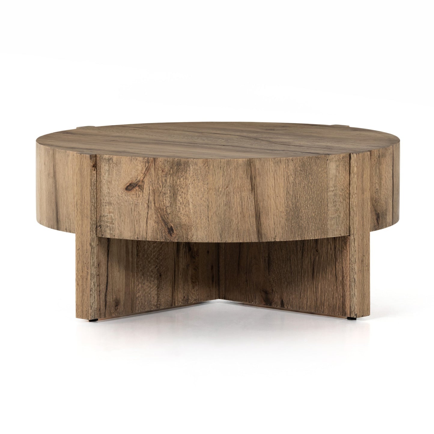 Bingham coffee table-rustic oak veneer