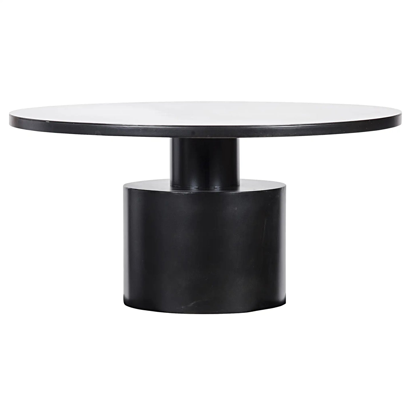 Marlow dining table, black steel