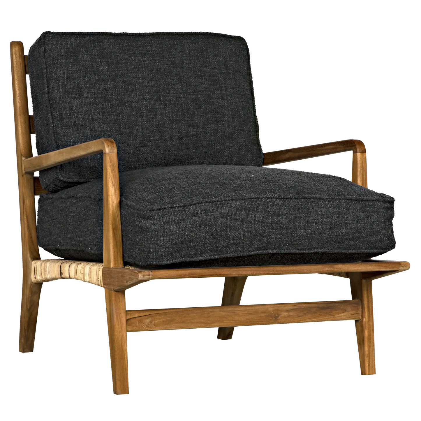 Allister chair, gray us made cushions