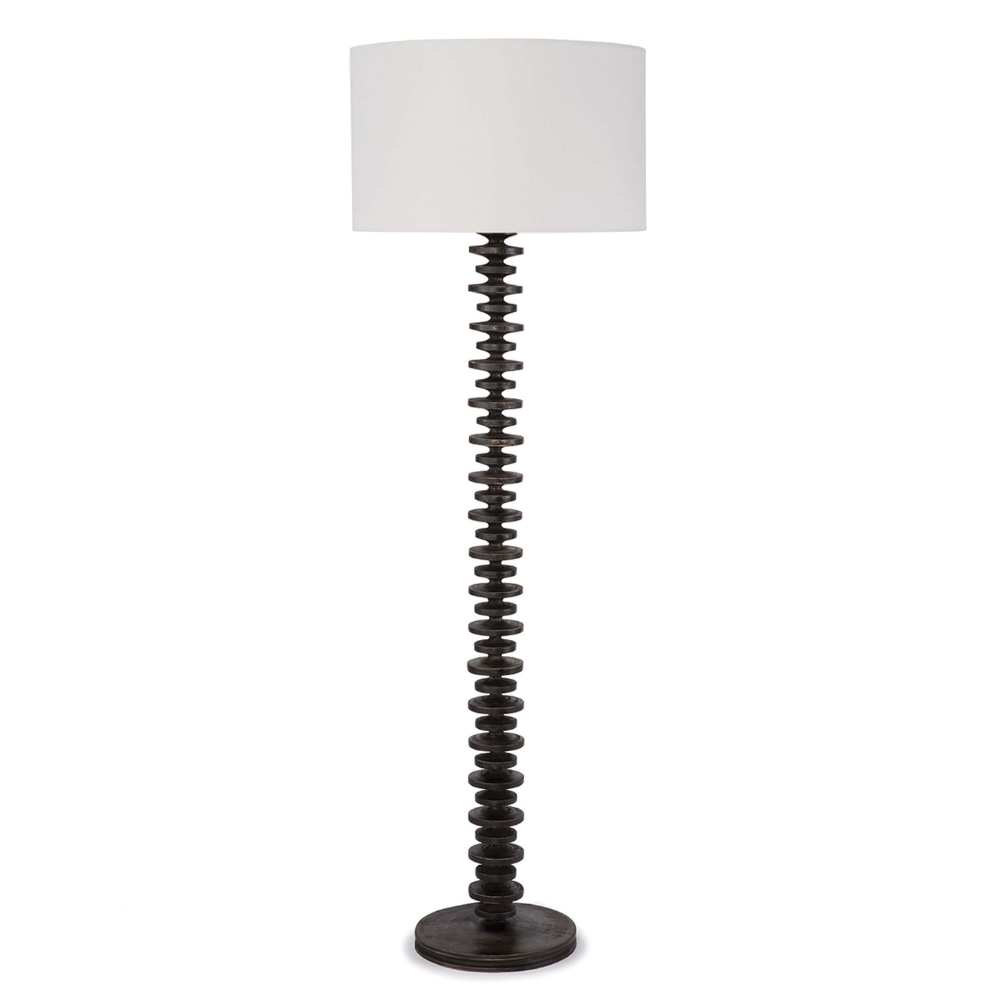 Fishbone floor lamp