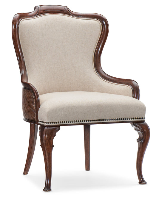 Charleston upholstered arm chair