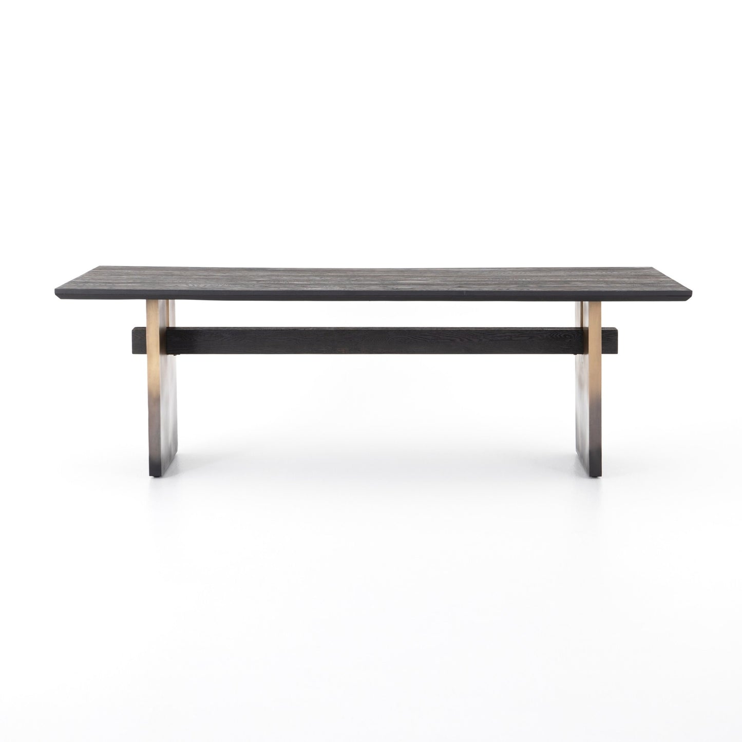 Brennan dining table-worn black