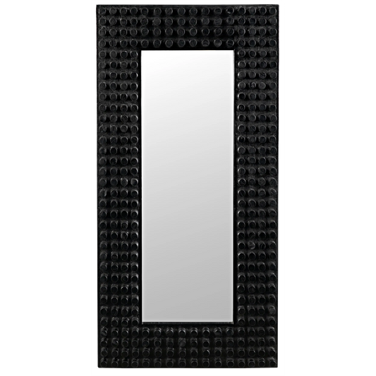 Faustus mirror, charcoal black