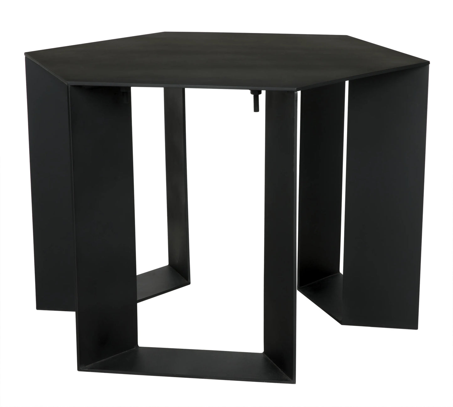 Modicus side table, black steel