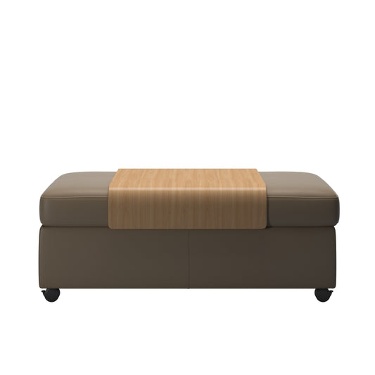 Stressless® double ottoman with table