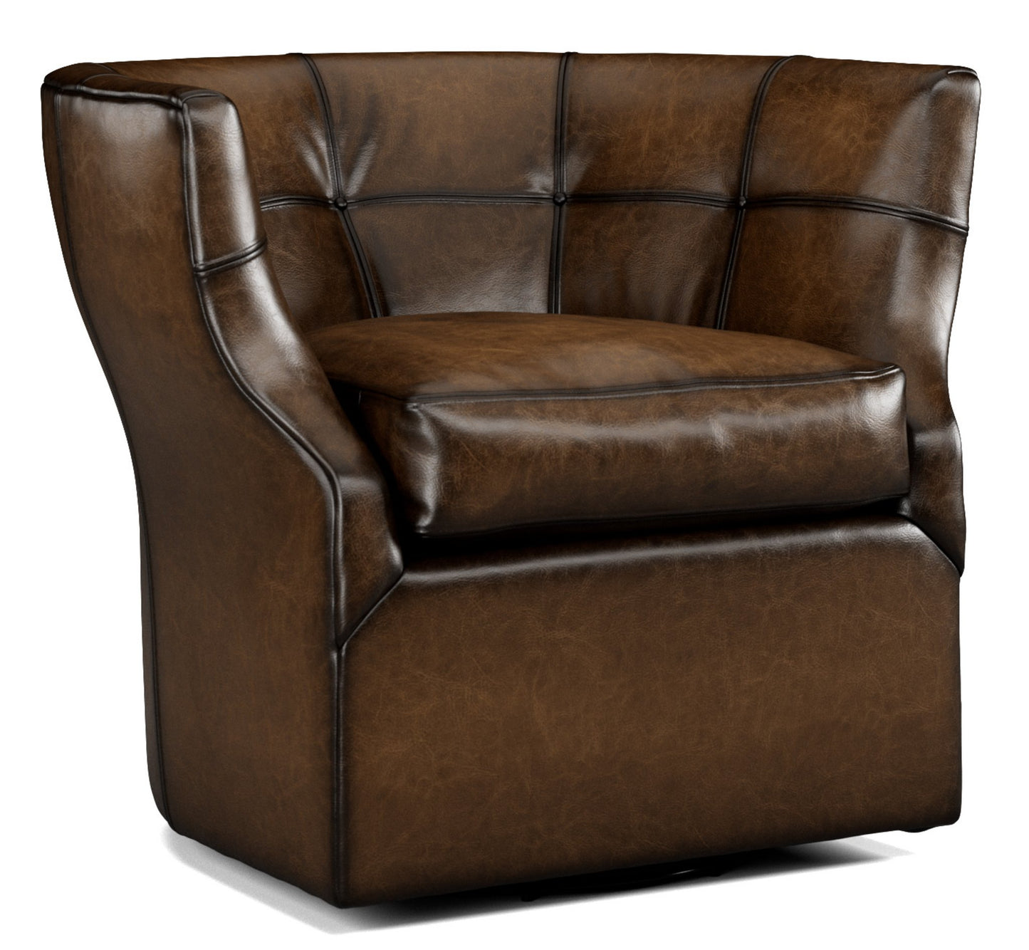 Curated swivel chair