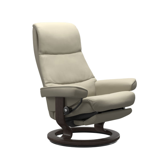 Stressless® view (m) classic base recliner with power