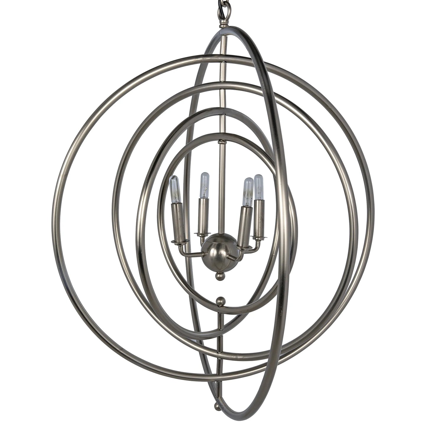 Brooks pendant, metal with antique silver finish