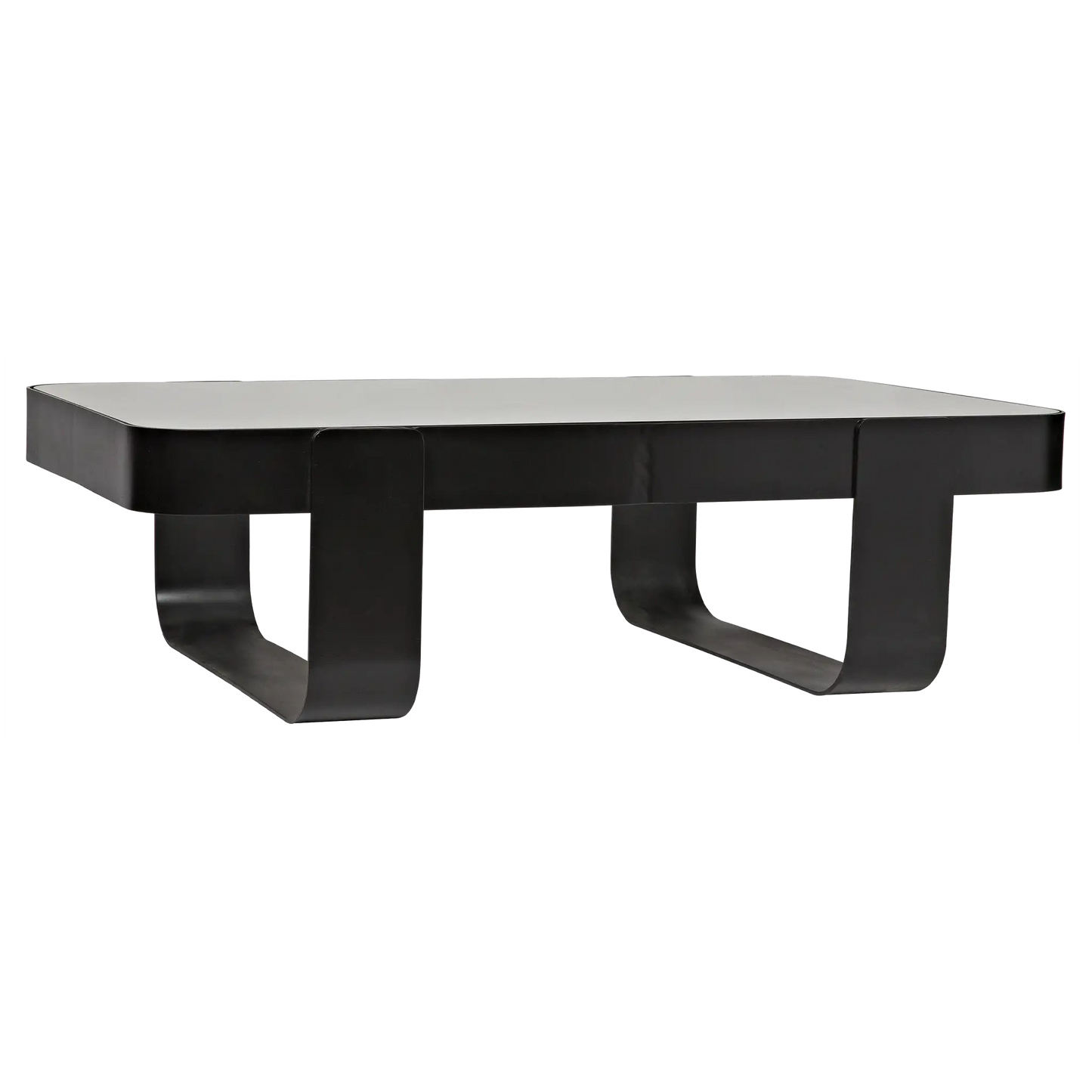 Marshall coffee table, black steel