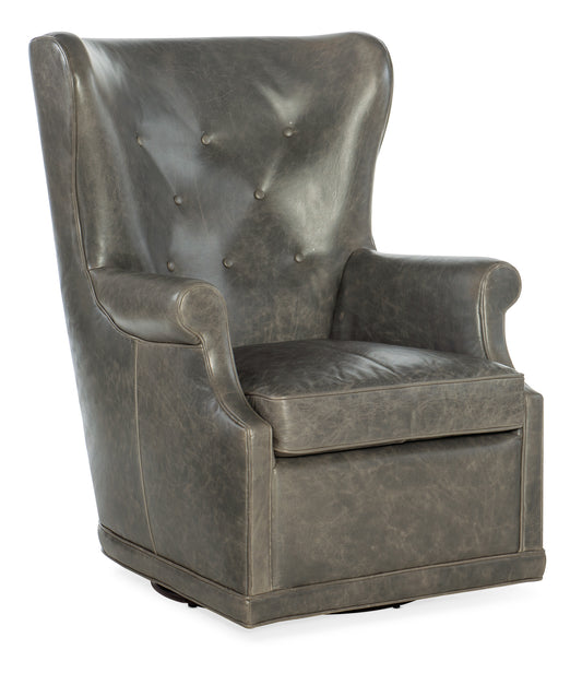 Mai wing swivel club chair