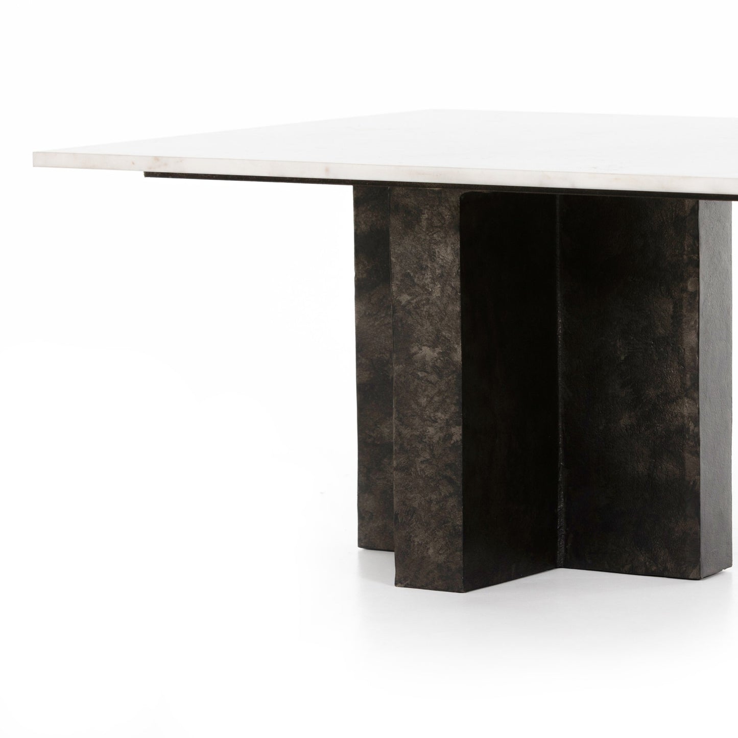 Terrell coffee table-raw black