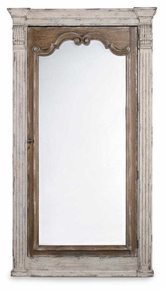 Chatelet floor mirror w/jewelry armoire storage