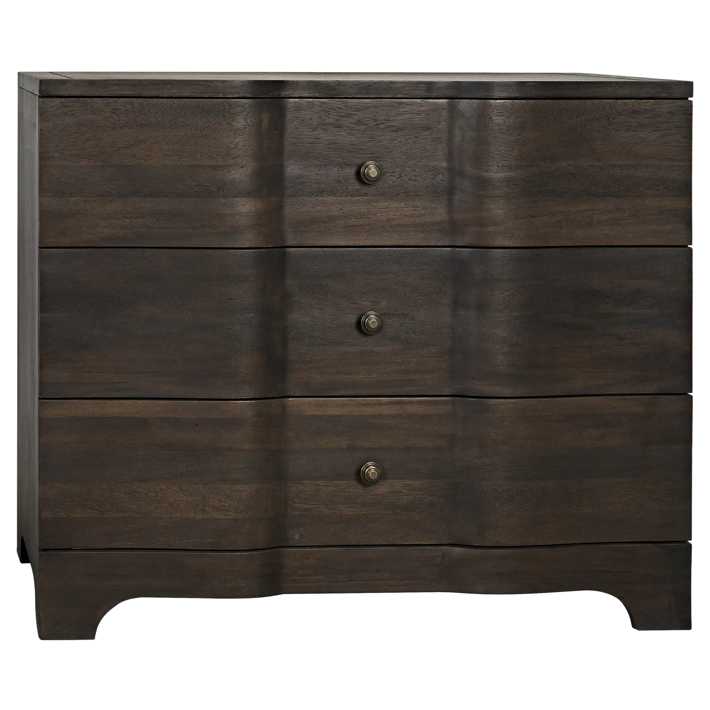 Claudie chest, ebony walnut