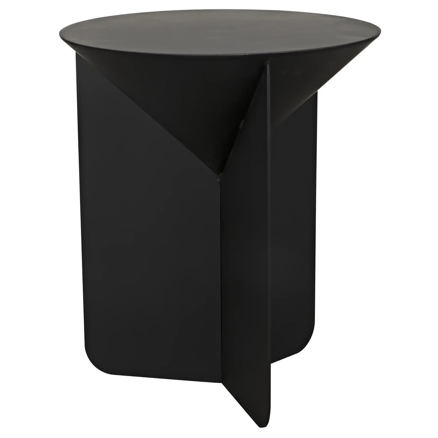 Lora side table, black steel