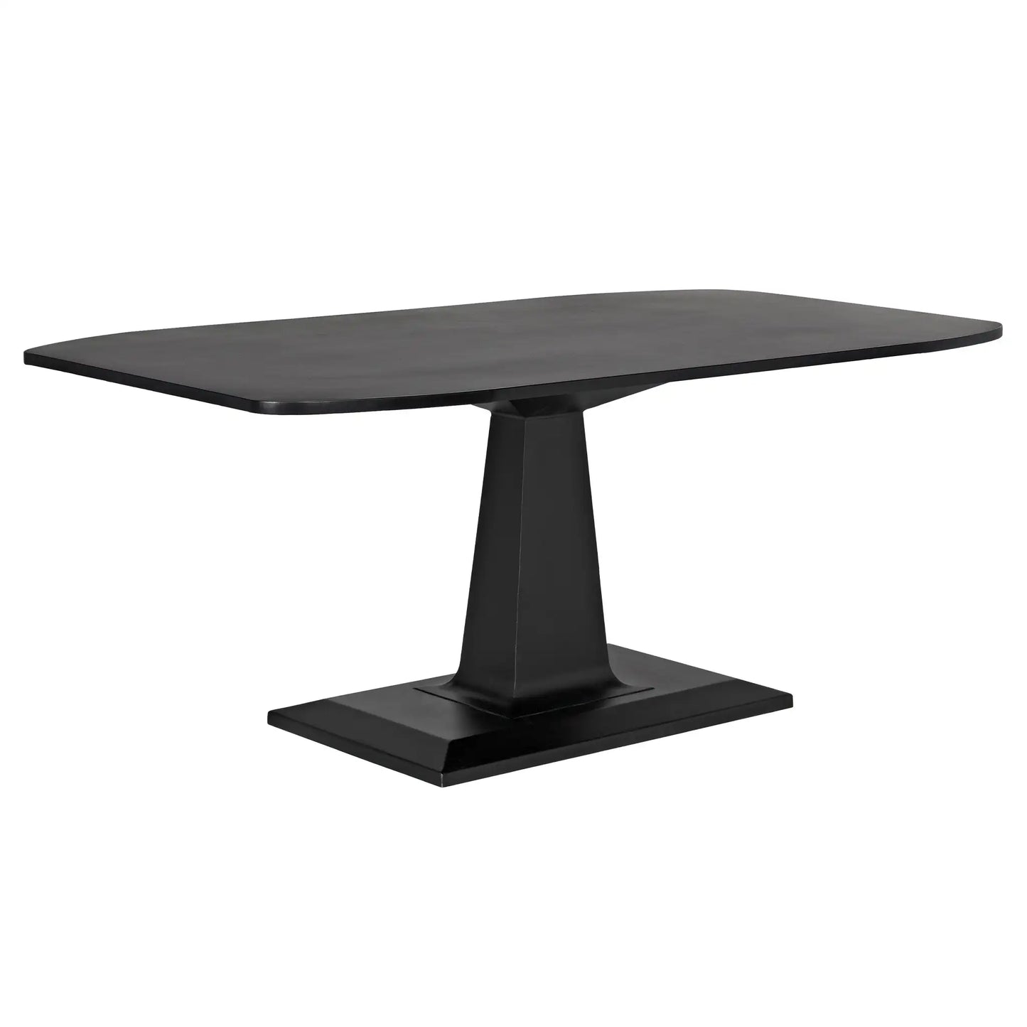 Amboss dining table, black steel