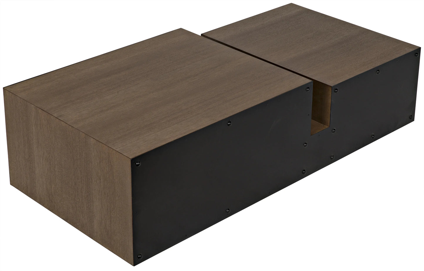 Nido coffee table, black steel