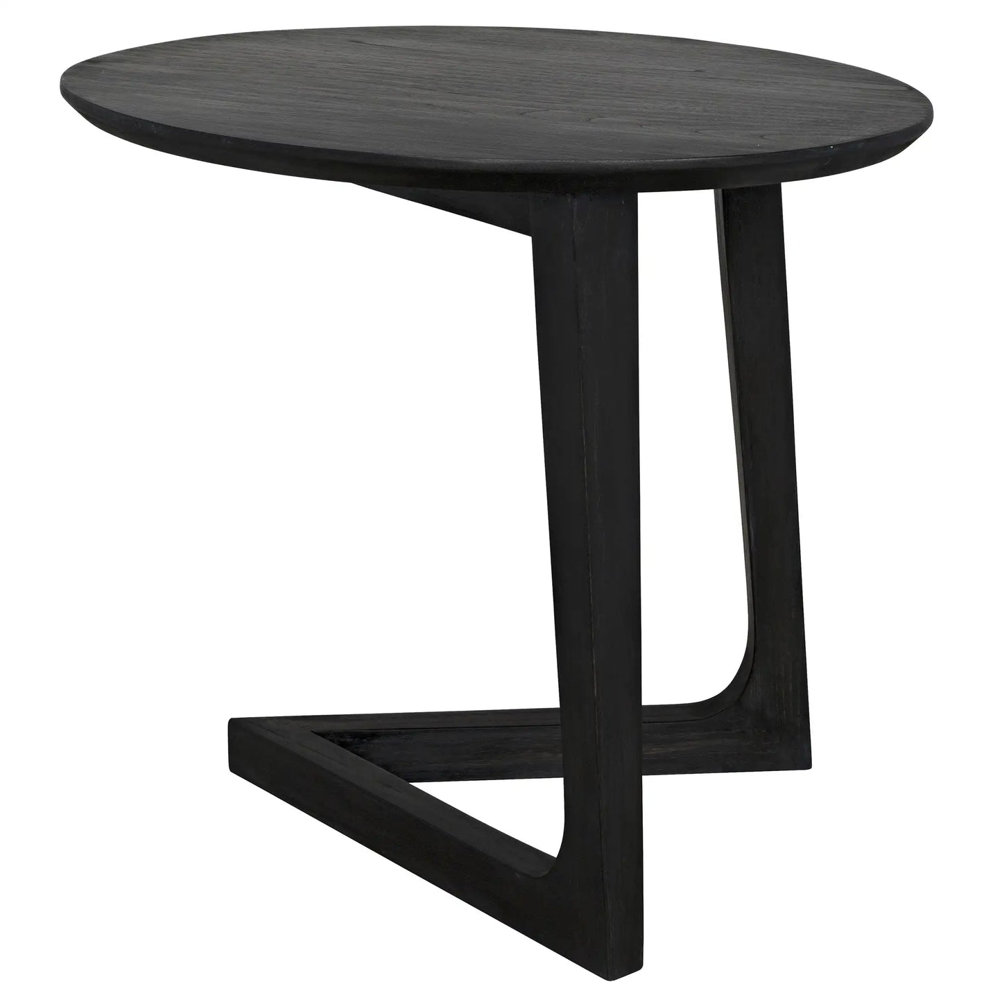 Cantilever table, charcoal black