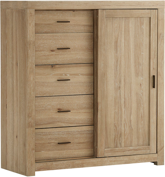 Modern loft sldg door chest